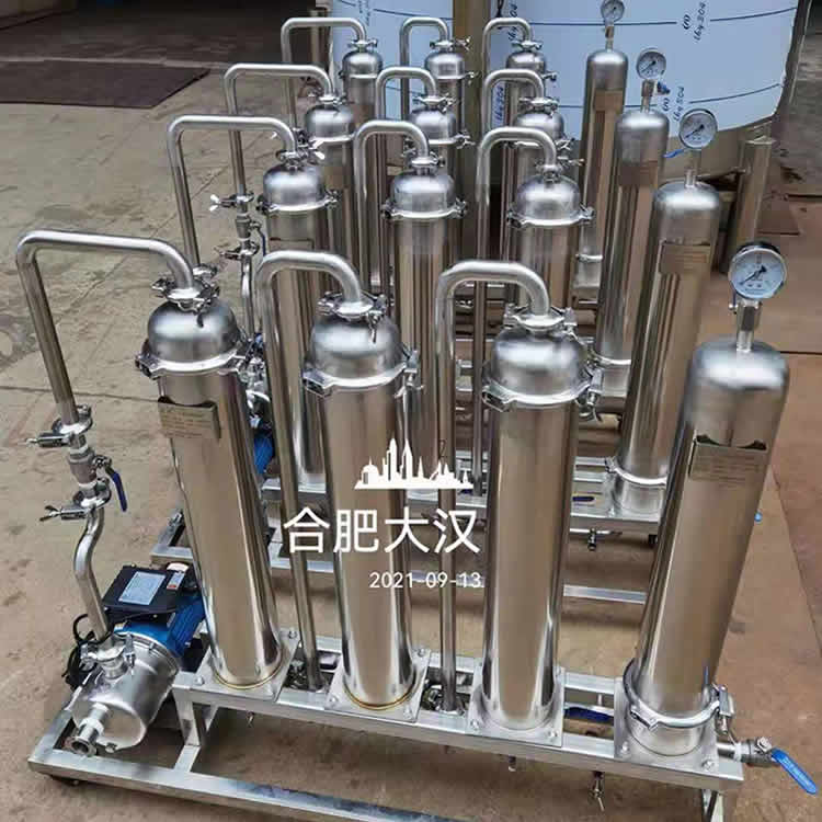 安徽省太和縣楊總購買的一臺小四級白酒過濾機已打包發(fā)貨！